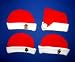 Christmas Holiday Baby Hats (Four preemie and newborn sizes), Small Preemie 3-6 Lbs, Gingerbread Man