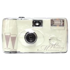 Champaign Green Disposable Wedding Camera - 12 Pack by 