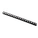 Fellowes Plastic Comb Bindings, 0.625 Inch, 120-Sheet Capacity, Black, 25 per Pack (52324)