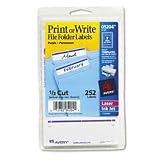 File Folder Labels- Purple(3 Packs)