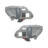 1995-2000 Chevy GMC Silverado Sierra Suburban Inside Door Handles - Gray Pair by KC Truck Parts