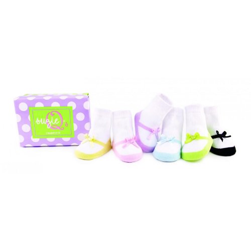 Trumpette Suzie Q's Infant Socks NEW ITEM (Size 0-12 Months)