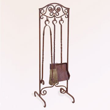 New SPI Provincial Fireplace Tool Set Perfect Accessory to Any Fireplace Cast Iron Beautiful