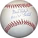 Mark Fidrych Autographed/Hand signed MLB Baseball inscribed The Bird' ROY 76