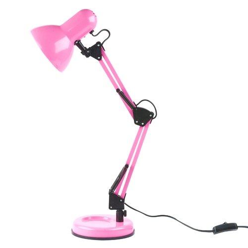 Schreibtischlampe aus Metall RETRO-HOBBY pink