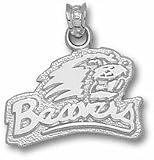 Oregon State Beavers 1/4 Beavers Head Pendant - Sterling Silver Jewelry