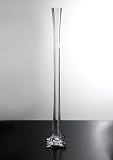 24 Inch Glass Tower Vase - Clear - Set of 4