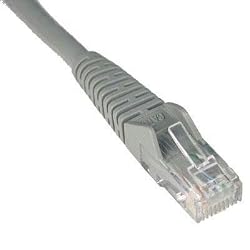 Tripp Lite N201-050-GY Cat6 Gigabit Gray Snagless Patch Cable RJ45M/M - 50ft