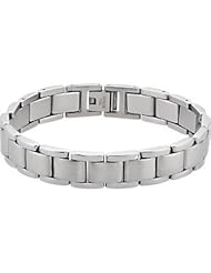 Stainless Steel Bracelet 08.50 Inch Satin/olished B103