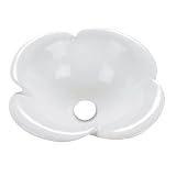 Decolav 1461-CWH Flower Shaped Vessel White