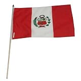 Peru Flag 12 x 18 inch
