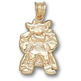 UNLV 5/8in Rebel Pendant 10kt Yellow Gold