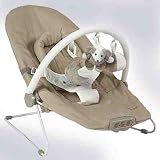 Tippitoes Vibrating Rocking Cradle (Brown/Cream)