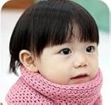 Dream mart ネックウォーマー ニット キッズ 子供 赤ちゃん マフラー 暖かい シンプル フリー 冬 ベビーおしゃれ (F, ピンク)