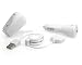 U-Bop High-Powered (White) USB 3 in 1 Kit (USB 2.0 Sync Cable, USB Car Charger, USB Home Charger) Suits Apple iPod Touch (2nd Gen), Apple iPod Touch, Apple iPod Nano Chromatic (4th Gen), Apple iPod Nano (3rd Gen), Apple iPod Nano (2nd Gen), Apple iPod Classic, Apple iPod Video (5th Gen), Apple iPod (1st-4th Gen), Apple iPod Shuffle (2nd Gen), Apple iPod Shuffle (1st Gen), Apple iPhone, Apple iPhone 3G, 3GS