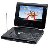 Supersonic SC-291 7 Inch TFT Portable DVD/CD/MP3 Player With TV Tuner, USB & SD Card Slot