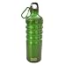 Lustre .8L (26 oz) Aluminum Sport Bottle with Screw Top & Caribiner Clip--Green