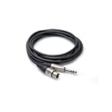 Hosa HXS-020 20-Feet Balanced 3-Pin XLR Female to 1/4-Inch TRS Male Audio Cable