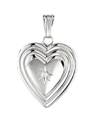 DIAMOND HEART LOCKET