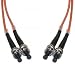 ST / ST, Multimode, Duplex Fiber Optic Cable, 62.5/125, Plenum Rated, 15 Meter (50 ft)