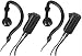 Electronics : Midland AVPH4 Ear Clip Headsets for Midland GMRS (Pair)