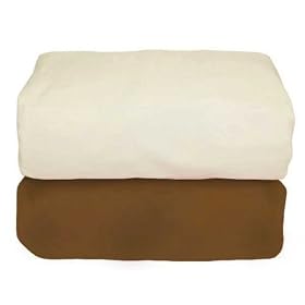 Tadpoles Organic Flannel Fitted Crib Sheets - Set of 2
