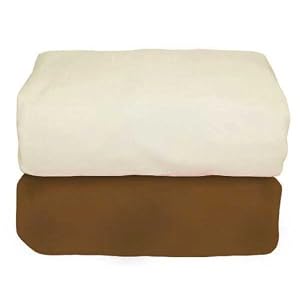 Tadpoles Organic Flannel Fitted Crib Sheets - Set of 2
