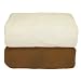 Tadpoles Organic Flannel Fitted Crib Sheets - Set of 2, Chocolate and Natural