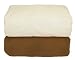 Tadpoles Organic Flannel Fitted Crib Sheets - Set of 2, Chocolate and Natural