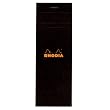 Rhodia Classic Black Staple Bound Graph Paper Pad 3 X 8 (#8)