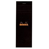 Rhodia Classic Black Staple Bound Graph Paper Pad 3 X 8 (#8)