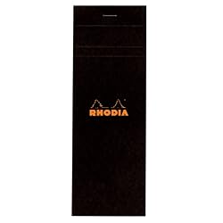 Rhodia Classic Black Staple Bound Graph Paper Pad 3 X 8 (#8)