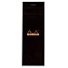Rhodia Classic Black Staple Bound Graph Paper Pad 3 X 8 (#8)