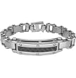 Stainless Steel Polished Bracelet- 8.5'' long