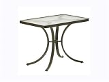 Tropitone Acrylic & Glass Cast Aluminum 36 x 24 Rectangular Patio Dining Table