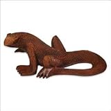 Bali Wood Hand Carving - Komodo Dragon Sculpture