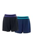 Woman Within Plus Size Shorts for swimming in a flattering colorblock style by Swim 365