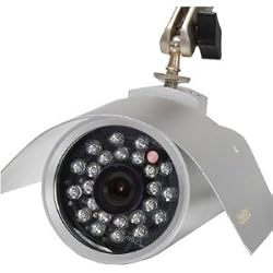 VideoSecu Day Night Outdoor CCD IR Security Camera for CCTV DVR Home Surveillance System with Free Security Warning DeCal 1QF