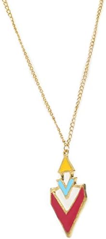 Roxy Lux Trending Geometric Triangles Pendant Necklace