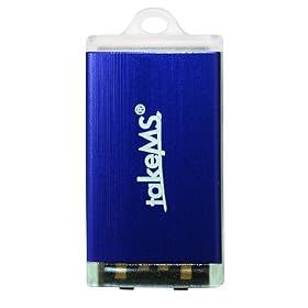 takeMS Fast 8GB TINY HI Speed USB 2.0 SECURE Flash Drive Memory stick , password protect , Data encryption & Compression , Drive partioning , Portable email & Sync , No trace internet browsing , bootable + Free Lanyard & (Carry It Easy +Plus) worth 24.99, 5 Year Warranty - Retail pack