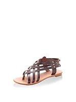 Gio & Mi Sandalias planas (Marrón Oscuro)