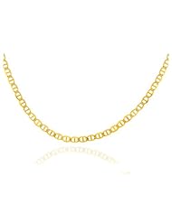 Flat Mariner 10k Gold Chain Necklace (2.53 mm)