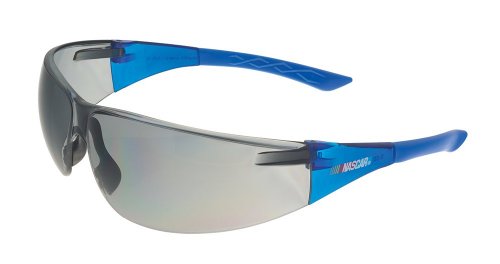 Encon Nascar 427 Wraparound Safety Eyewear, Scratchcoat Gray Lens, Blue Frame (Pack of 1)