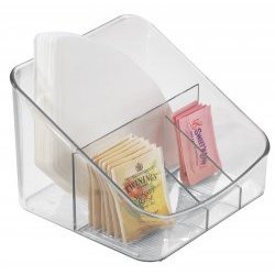 Linus Coffee Station (Clear) (5.25H x 6.25W x 7D) by InterDesign