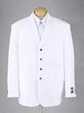 New Mens White Four Button Single Breasted Dinner Blazer Suit Jacket
