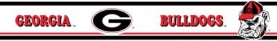 Georgia Bulldogs Wallpaper Border Trademarx