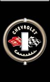 Corvette Logo Switch Plate - Single Toggle