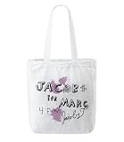Marc By Marc Jacobs Cotton Jacobs Tote Bag White White Lilac