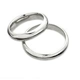 14K Men's White Gold 5MM Comfort Fit Wedding Band