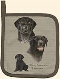 Black Labrador Retriever Potholder